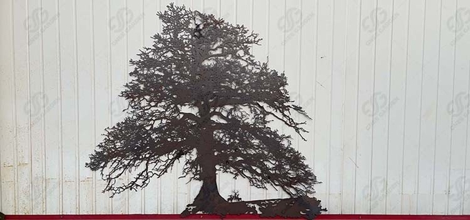 Завод ваяет скульптуру сада металла Corten современного искусства стальную заржаветую