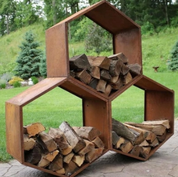 Шкаф журнала хранения швырка сота Corten сверхмощного шестиугольника деревенский стальной