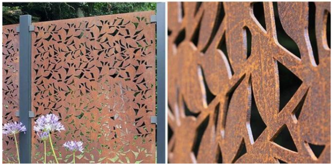 Стабильность корозии разветвляет декоративное Corten стальная загородка экрана обшивает панелями 3mm