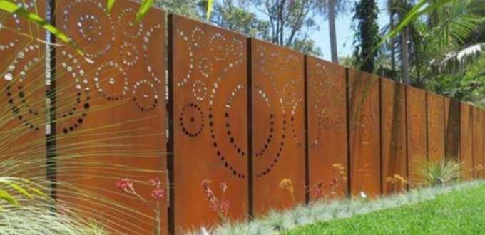 Картины спирали экрана Heigh 180cm панель экрана Corten декоративной Oxy стальная спиральная