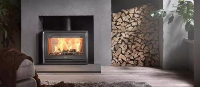 Плита крытой древесины камина Matt подогревателя черной Freestanding стальной горя