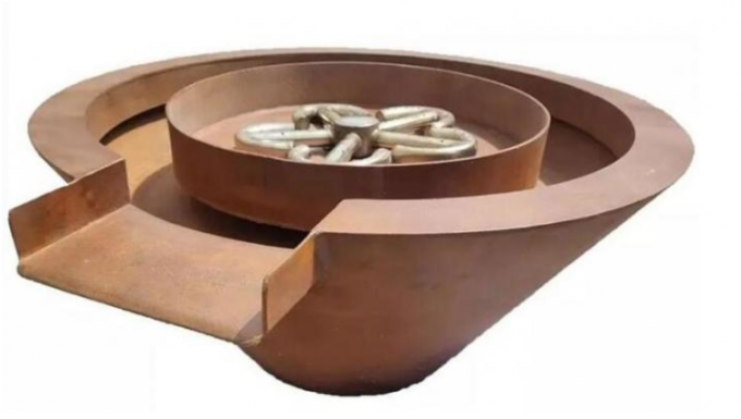 Огонь стали Corten круга бассейна 26 дюймов декоративные и шар воды