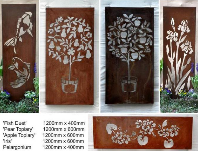 На открытом воздухе лазер искусства стены скульптуры металла отрезал панели Corten стальные