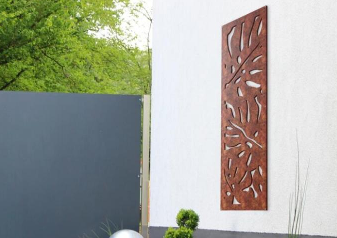 Лазер стали Corten искусства стены металла украшения дома и сада отрезал панель экрана