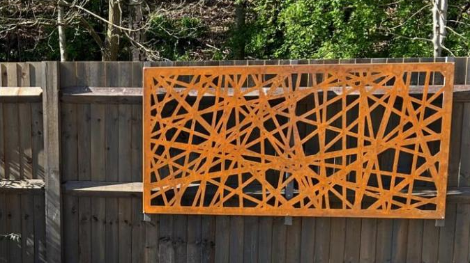 Лазер стали Corten искусства стены металла украшения дома и сада отрезал панель экрана