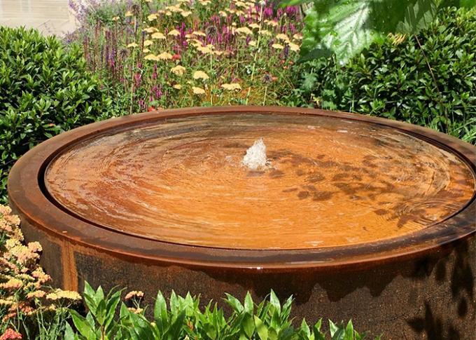 Особенности воды металла фонтана водопада Corten фабрики изготовленные на заказ стальные
