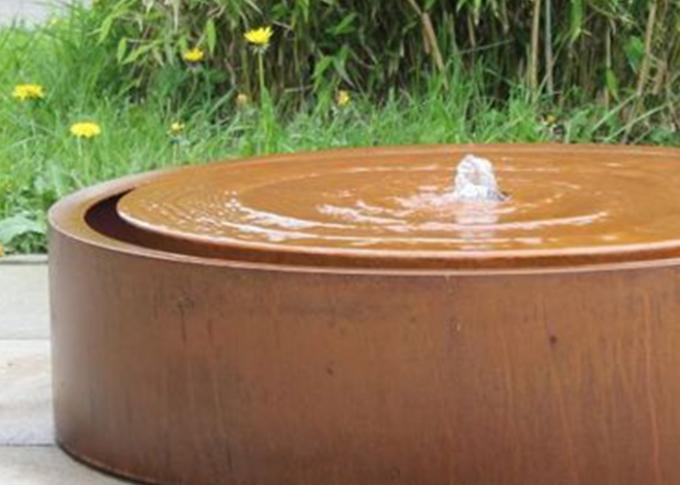 Особенности воды металла фонтана водопада Corten фабрики изготовленные на заказ стальные