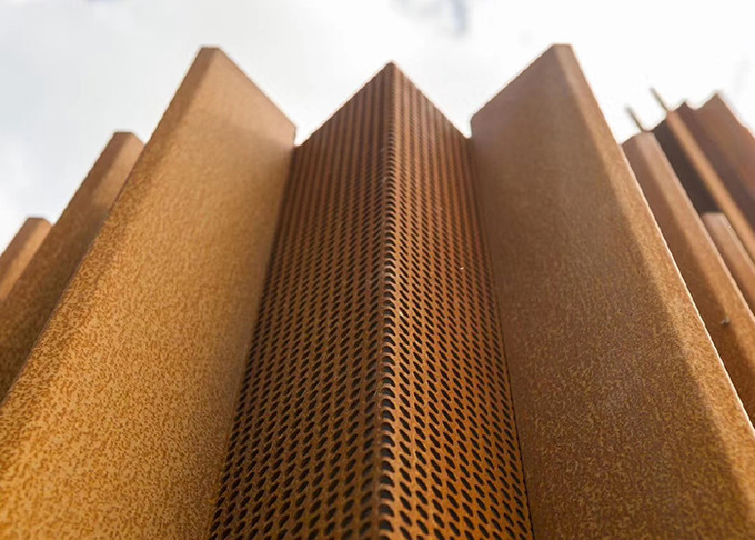 Подгонянные панели плакирования Corten украшения стальные