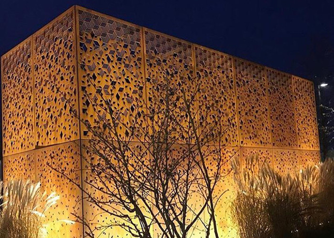 Панель экрана стилей Corten стальная европейская