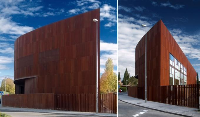 Панель стены листа 3D плакирования панели металла Corten стальная декоративная твердая