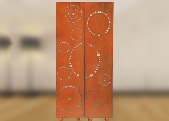 сад металла 1800x900mm орнаментирует Corten стальные декоративные экраны объезжают картину