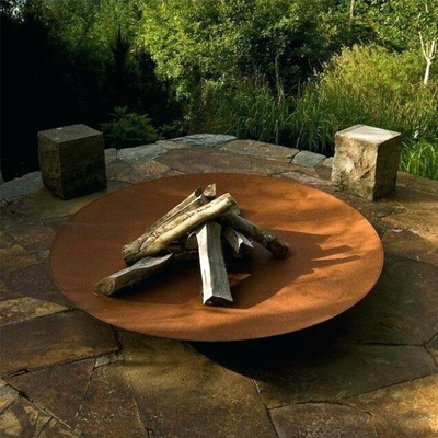 медник шара огня 80cm ржавый Corten на открытом воздухе для располагаясь лагерем партии