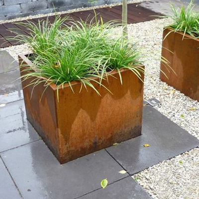 Коробка плантатора стальной пяди Corten сада большая заржавела выдерживающ сталь для сельского дома