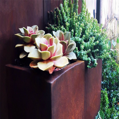 Коробка плантатора стальной пяди Corten сада большая заржавела выдерживающ сталь для сельского дома