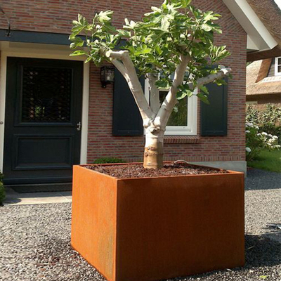 Коробка плантатора стальной пяди Corten сада большая заржавела выдерживающ сталь для сельского дома