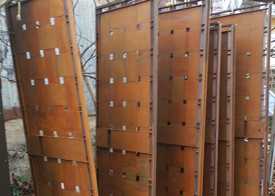 Лазер толщины 3mm декоративный отрезал экран Corten стальной сад обшивает панелями SGS