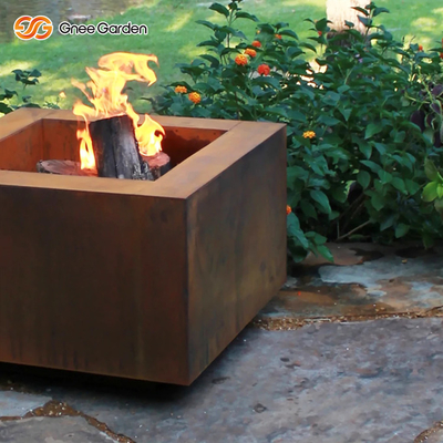 Ямы огня ODM 120cm Corten OEM яма огня стальной сверхмощная деревянная горящая