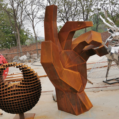 сад металла 175cm ржавый орнаментирует скульптуру Corten стальную для украшения парка