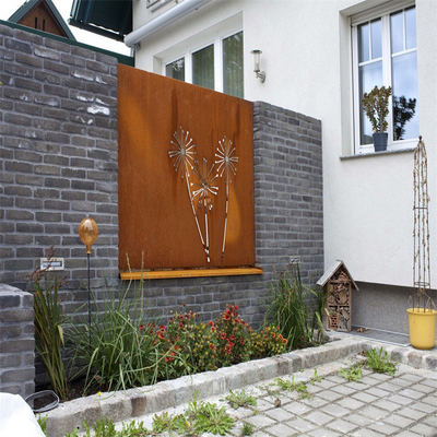 Высекаенный декоративный сад Corten стальной экранирует обслуживание ODM OEM панелей
