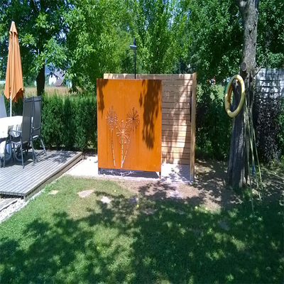 Высекаенный декоративный сад Corten стальной экранирует обслуживание ODM OEM панелей