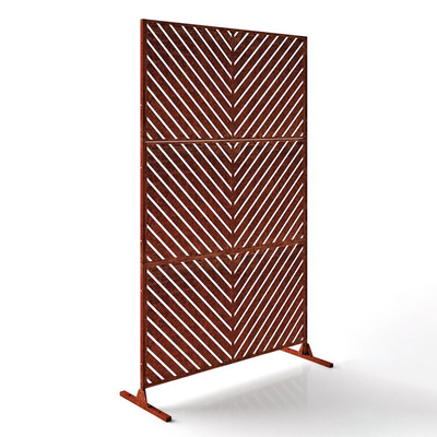 Ориентированная на заказчика стена раздела Prerusted экрана сада Corten стальная
