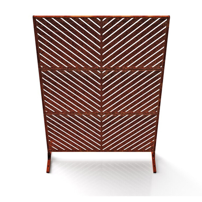 Ориентированная на заказчика стена раздела Prerusted экрана сада Corten стальная