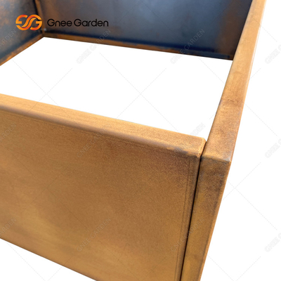 Легкая собранная сталь Corten подняла кровати сада для засаживать цветков