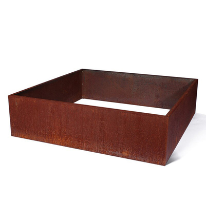 Сталь TUV Corten подняла покрашенную таможню см кровати 65l*65w*30h сада