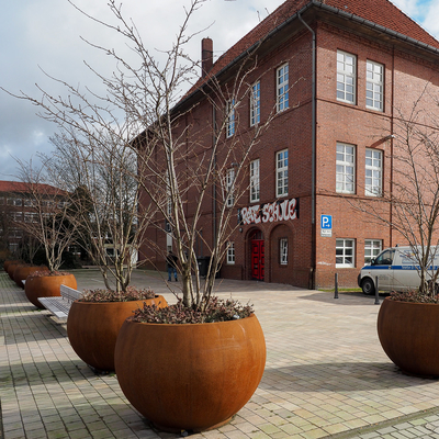 Цветочных горшков металла толщины 1.5mm-6.0mm плантатор Corten больших высокорослых высокорослый стальной