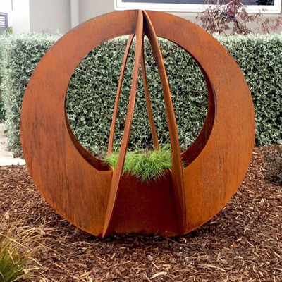 Плантаторов Corten сада Gnee на открытом воздухе больших стальных декоративное