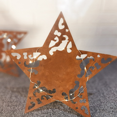 Сад Corten Handmade звезды форменный стальной орнаментирует персонализированный