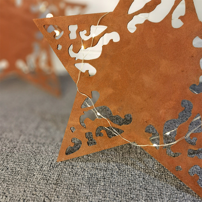 Сад Corten Handmade звезды форменный стальной орнаментирует персонализированный