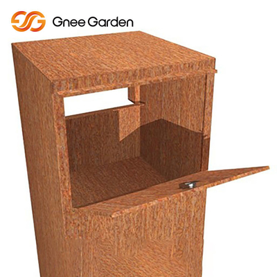 Коробки падения пакета мебели металла Corten стальная заржаветая функция на открытом воздухе стальной Multi