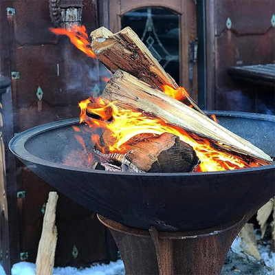 грили 1000mm Corten стальные на открытом воздухе варя с отделяемым основанием