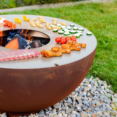 Яма 31,5&quot; БАРБЕКЮ ржавчины ямы огня стального сада Corten античная