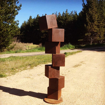 сад металла толщины 3mm большой абстрактный деревенский ваяет сталь Corten