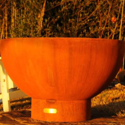 Ориентированный на заказчика лазер отрезал яму на открытом воздухе Prerusted огня Firepits портативную Corten стальную