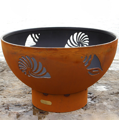 36 дюймов Pre заржавел Corten стальное Firepits на открытом воздухе с патиной окиси