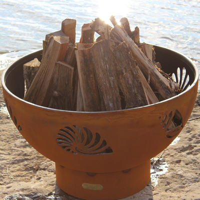 36 дюймов Pre заржавел Corten стальное Firepits на открытом воздухе с патиной окиси
