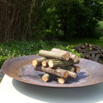 медник шара огня 80cm ржавый Corten на открытом воздухе для располагаясь лагерем партии