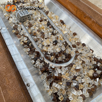 Freestanding древесина горя яму огня Corten стальную прямоугольный