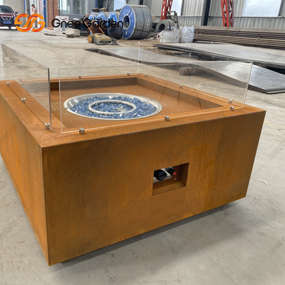 Огонь стали столешницы делает ямки яма огня Corten на открытом воздухе подогревателя патио стальная