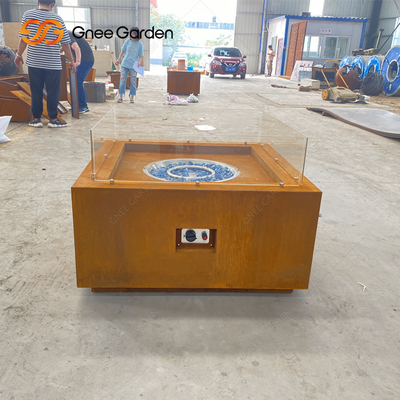 Огонь стали столешницы делает ямки яма огня Corten на открытом воздухе подогревателя патио стальная