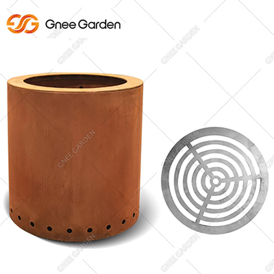 Ямы огня Corten ямы огня Corten горение стальной на открытом воздухе стальной ржавое деревянное