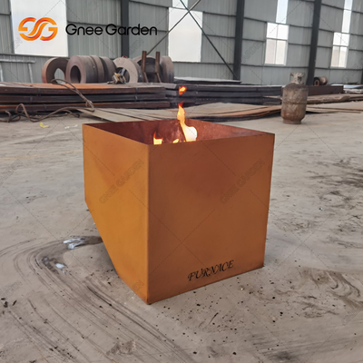 Древесина ямы огня ржавчины Corten сада патио на открытом воздухе располагаясь лагерем стальная горя 3mm толстый