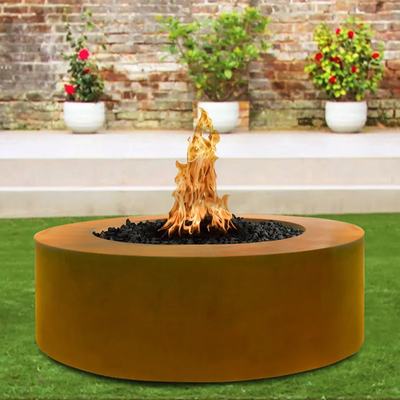 круг ямы огня 900mm Pre заржаветый Corten стальной вне сада