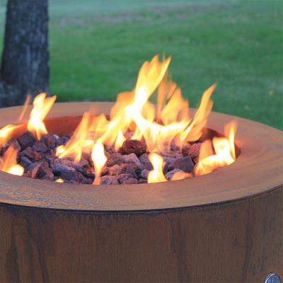 круг ямы огня 900mm Pre заржаветый Corten стальной вне сада