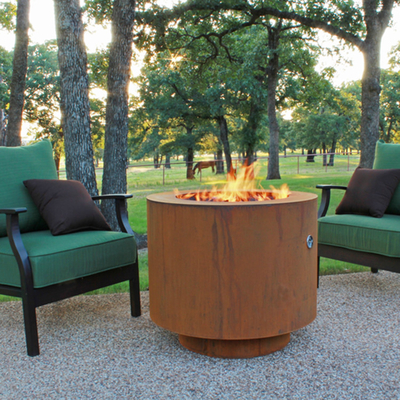 круг ямы огня 900mm Pre заржаветый Corten стальной вне сада