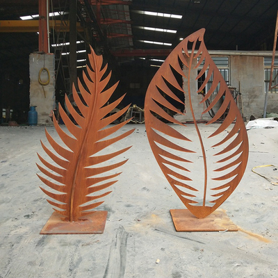 Заржаветое естественное искусства двора металла кактуса скульптуры Corten ландшафта сада стальное