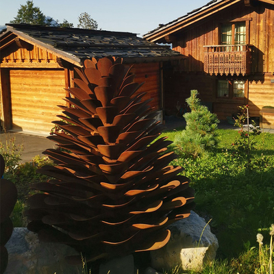 Заржаветое естественное искусства двора металла кактуса скульптуры Corten ландшафта сада стальное